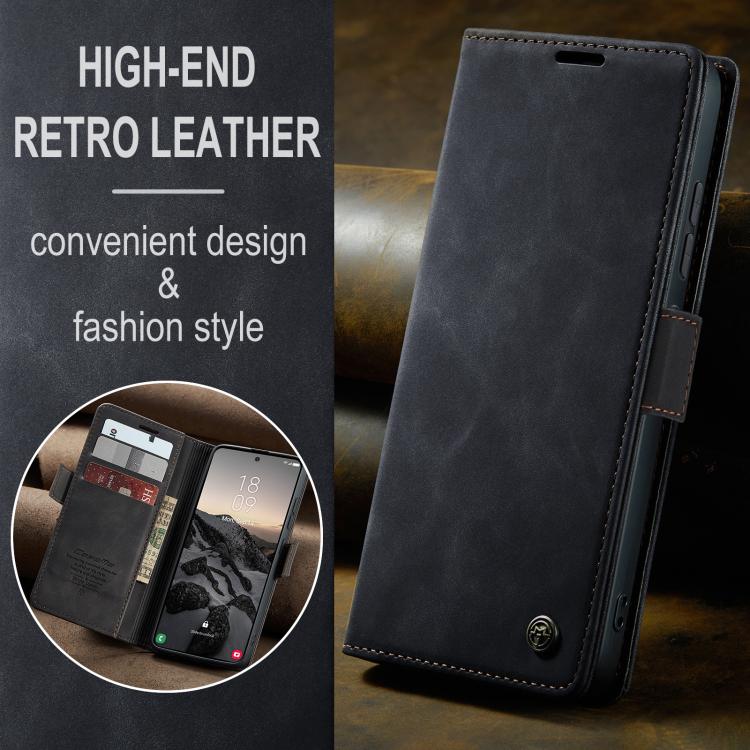 For Galaxy S26 Ultra 5G CaseMe 013 Multifunctional Horizontal Flip Leather Phone Case