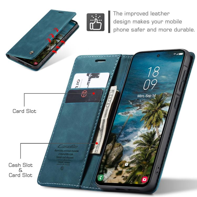 For Galaxy A57 5G CaseMe 013 Multifunctional Horizontal Flip Leather Phone Case