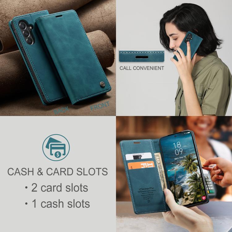 For Galaxy A57 5G CaseMe 013 Multifunctional Horizontal Flip Leather Phone Case