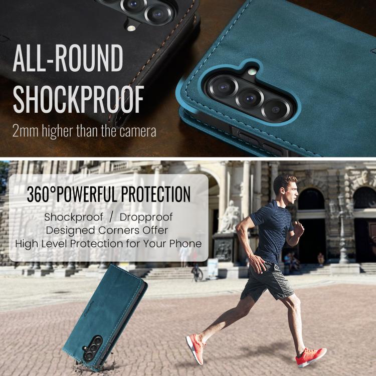 For Galaxy A57 5G CaseMe 013 Multifunctional Horizontal Flip Leather Phone Case
