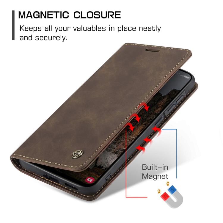For Galaxy A57 5G CaseMe 013 Multifunctional Horizontal Flip Leather Phone Case