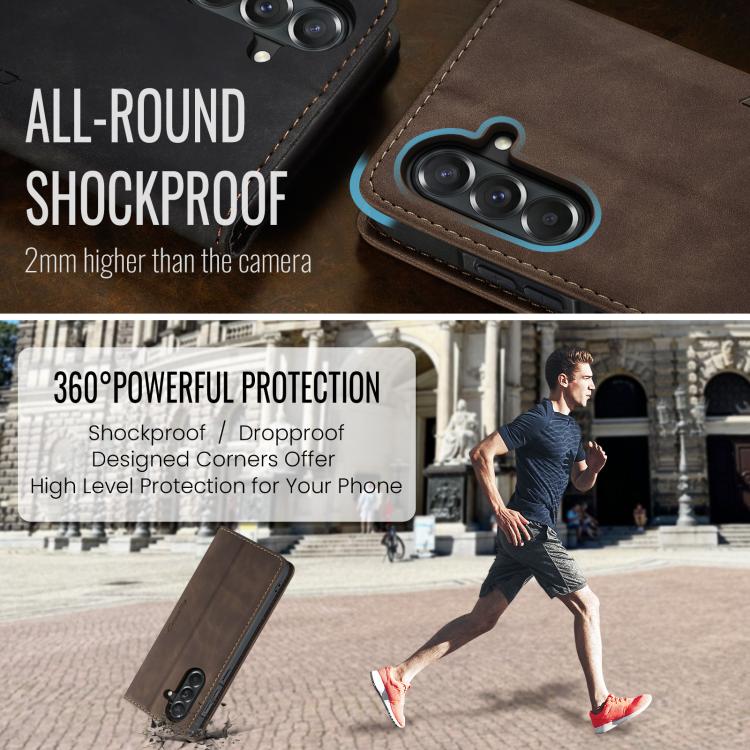 For Galaxy A57 5G CaseMe 013 Multifunctional Horizontal Flip Leather Phone Case