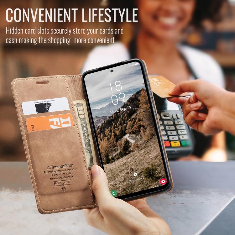 For Galaxy A57 5G CaseMe 013 Multifunctional Horizontal Flip Leather Phone Case