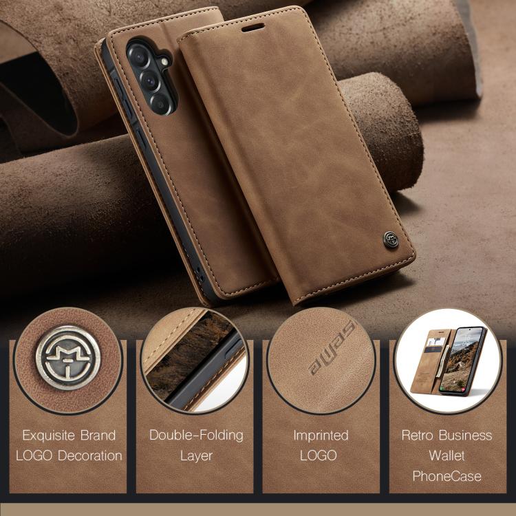 For Galaxy A57 5G CaseMe 013 Multifunctional Horizontal Flip Leather Phone Case