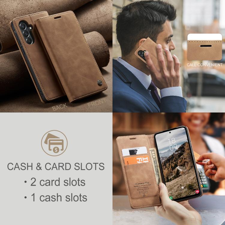 For Galaxy A57 5G CaseMe 013 Multifunctional Horizontal Flip Leather Phone Case