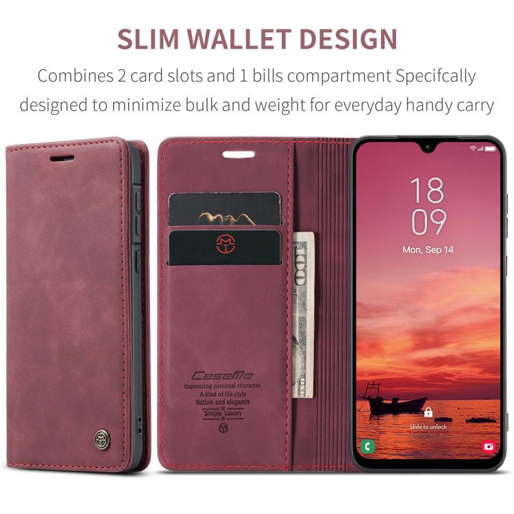 For Galaxy A57 5G CaseMe 013 Multifunctional Horizontal Flip Leather Phone Case
