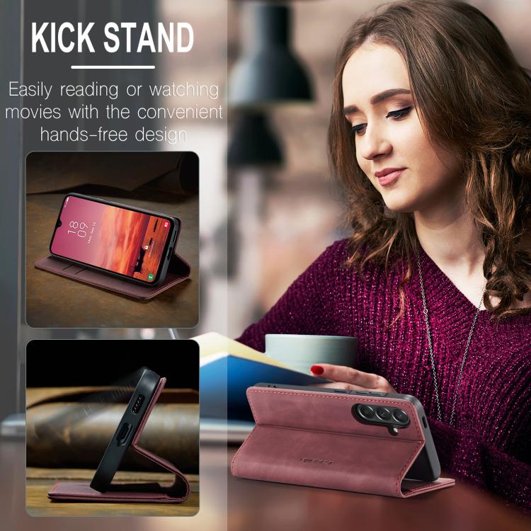 For Galaxy A57 5G CaseMe 013 Multifunctional Horizontal Flip Leather Phone Case