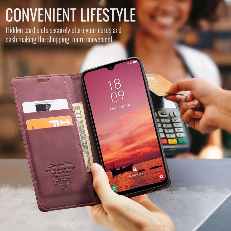 For Galaxy A57 5G CaseMe 013 Multifunctional Horizontal Flip Leather Phone Case