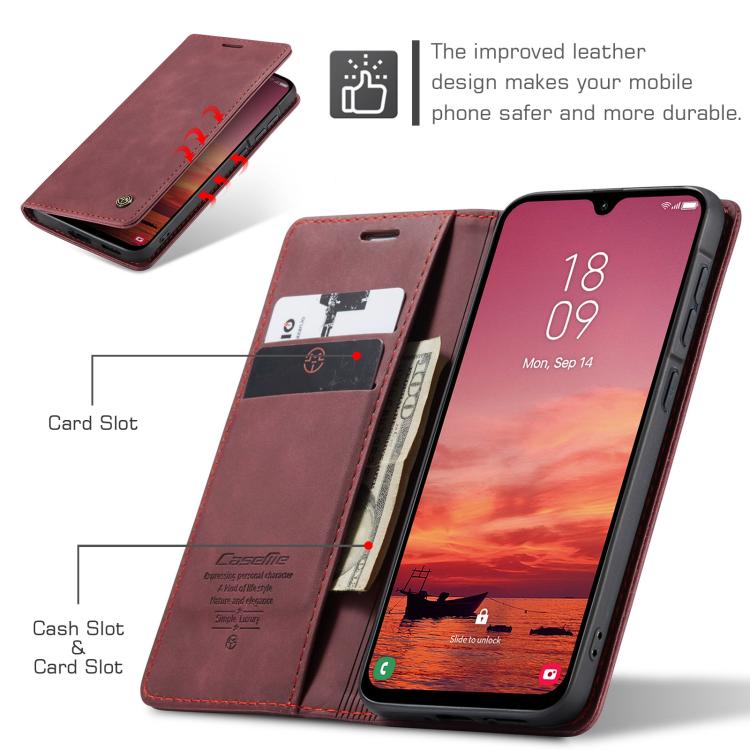 For Galaxy A57 5G CaseMe 013 Multifunctional Horizontal Flip Leather Phone Case