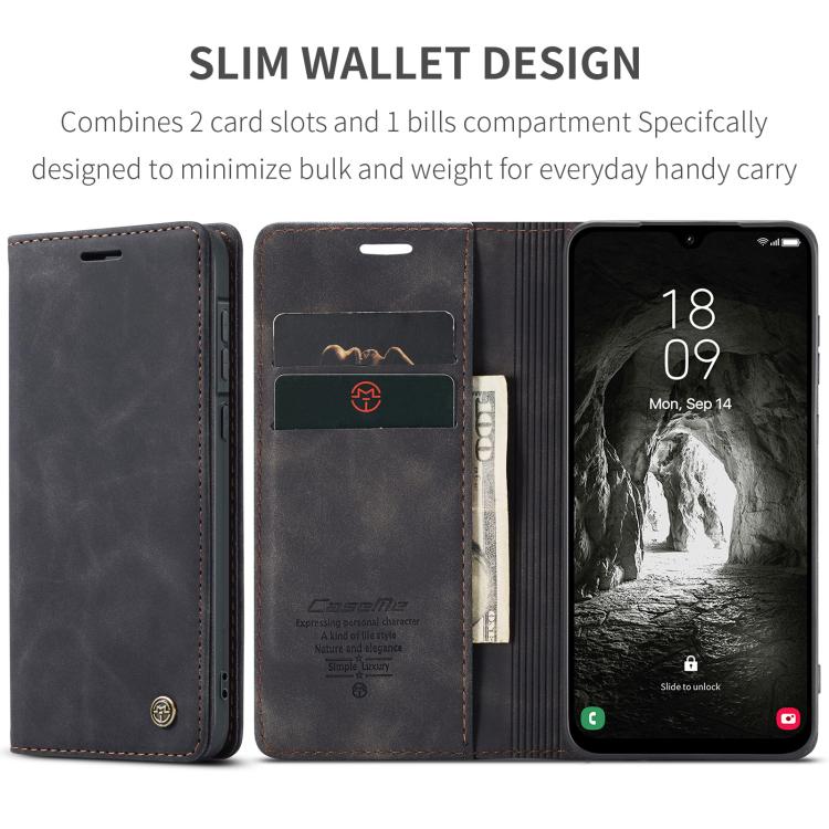 For Galaxy A57 5G CaseMe 013 Multifunctional Horizontal Flip Leather Phone Case