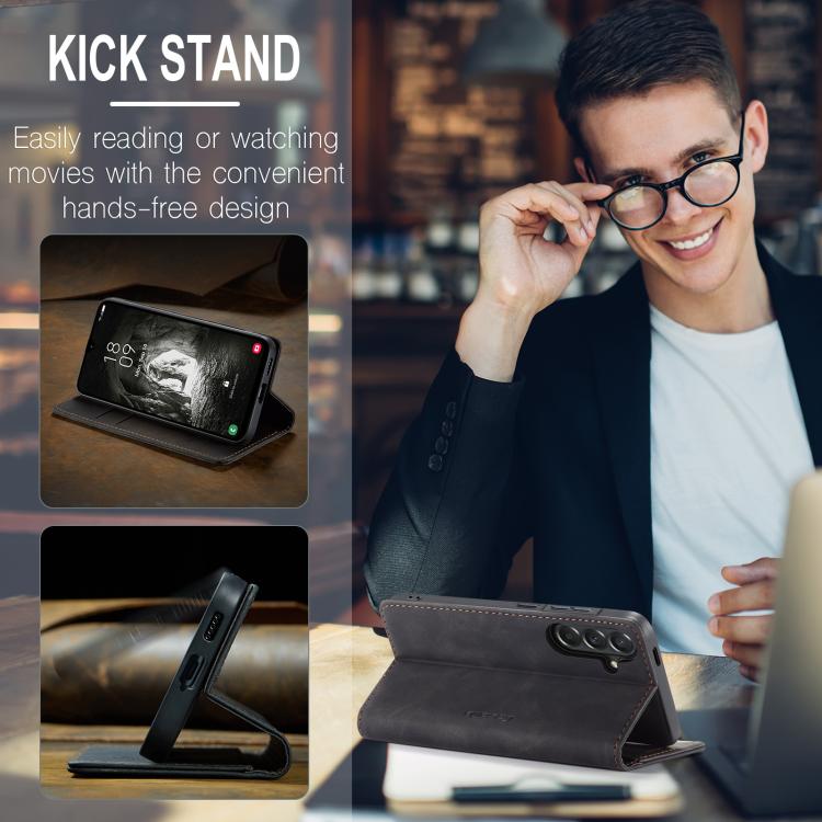 For Galaxy A57 5G CaseMe 013 Multifunctional Horizontal Flip Leather Phone Case