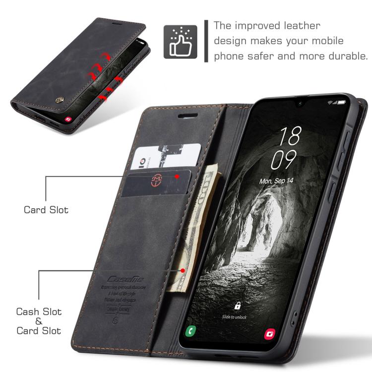 For Galaxy A57 5G CaseMe 013 Multifunctional Horizontal Flip Leather Phone Case