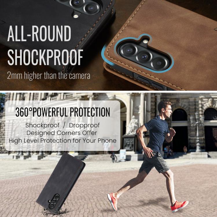For Galaxy A57 5G CaseMe 013 Multifunctional Horizontal Flip Leather Phone Case