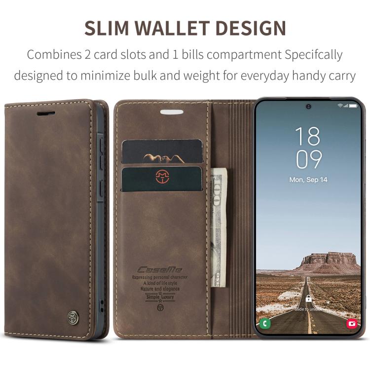 For Galaxy A37 5G CaseMe 013 Multifunctional Horizontal Flip Leather Phone Case