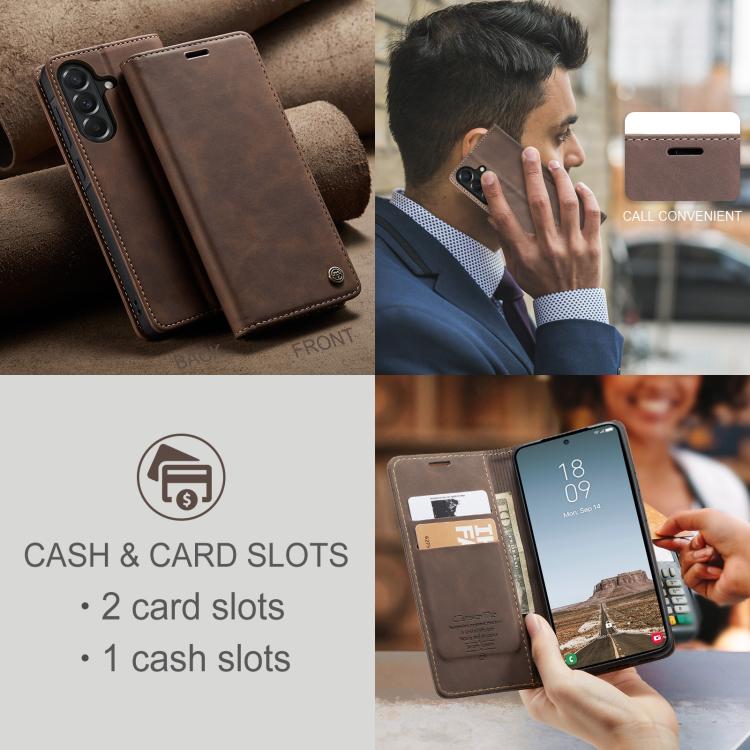 For Galaxy A37 5G CaseMe 013 Multifunctional Horizontal Flip Leather Phone Case