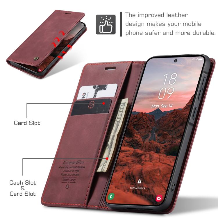 For Galaxy A37 5G CaseMe 013 Multifunctional Horizontal Flip Leather Phone Case
