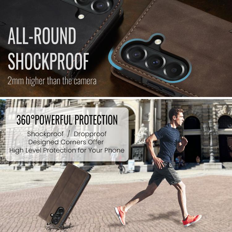 For Galaxy A27 5G CaseMe 013 Multifunctional Horizontal Flip Leather Phone Case