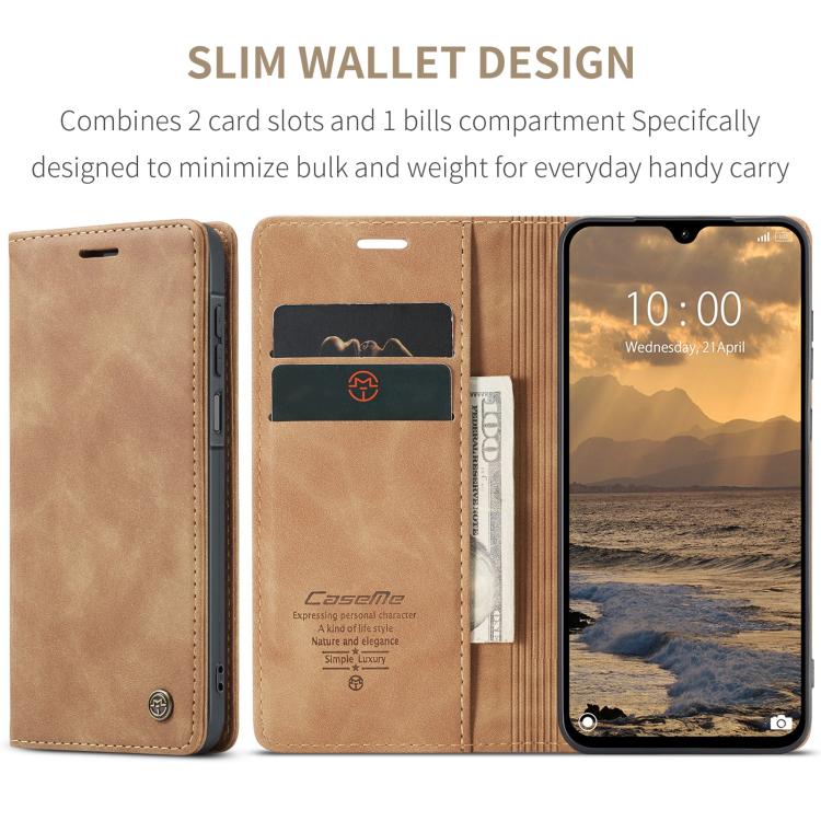 For Galaxy A27 5G CaseMe 013 Multifunctional Horizontal Flip Leather Phone Case