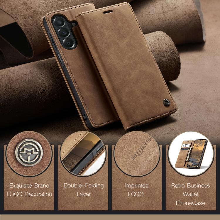For Galaxy A27 5G CaseMe 013 Multifunctional Horizontal Flip Leather Phone Case