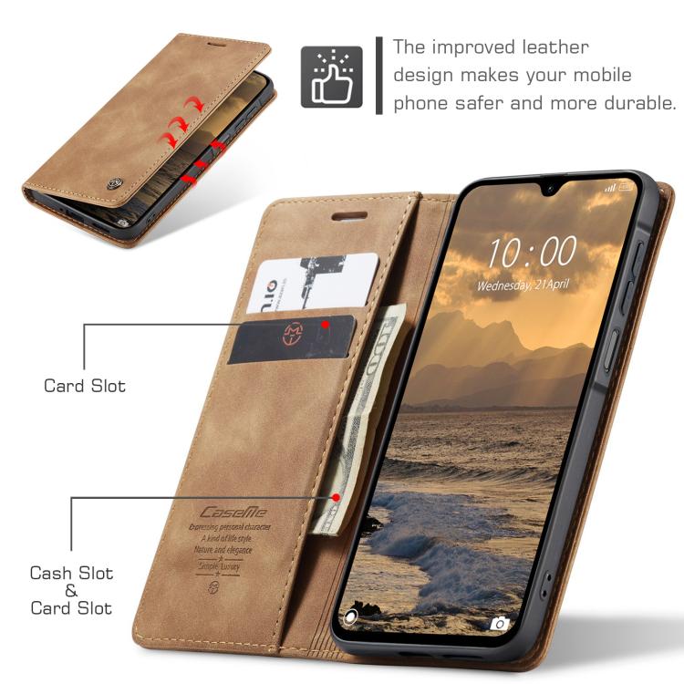 For Galaxy A27 5G CaseMe 013 Multifunctional Horizontal Flip Leather Phone Case