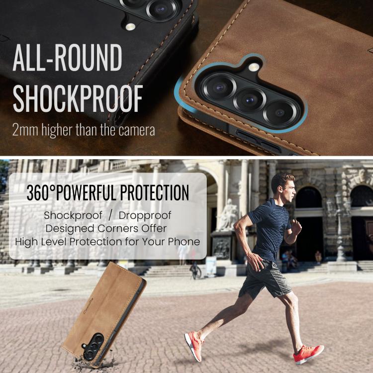 For Galaxy A27 5G CaseMe 013 Multifunctional Horizontal Flip Leather Phone Case