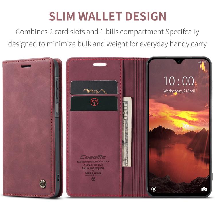 For Galaxy A27 5G CaseMe 013 Multifunctional Horizontal Flip Leather Phone Case