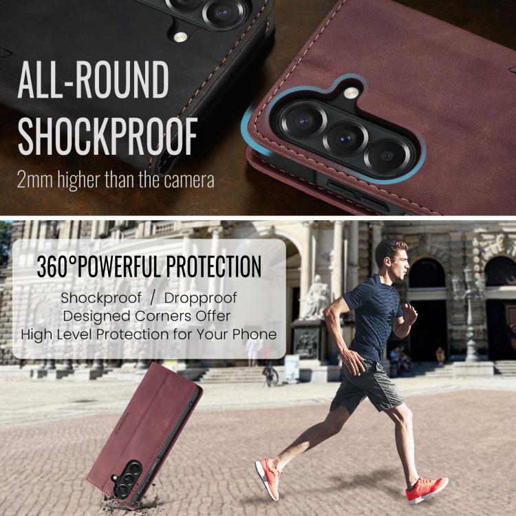 For Galaxy A27 5G CaseMe 013 Multifunctional Horizontal Flip Leather Phone Case