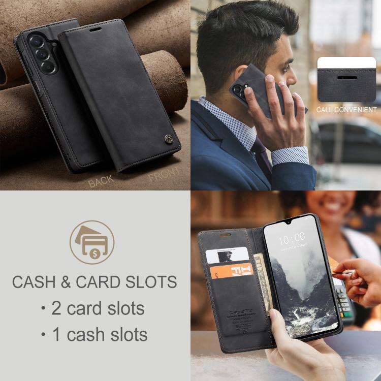 For Galaxy A27 5G CaseMe 013 Multifunctional Horizontal Flip Leather Phone Case