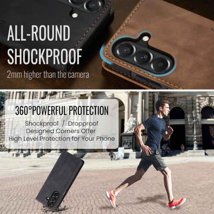 For Galaxy A27 5G CaseMe 013 Multifunctional Horizontal Flip Leather Phone Case