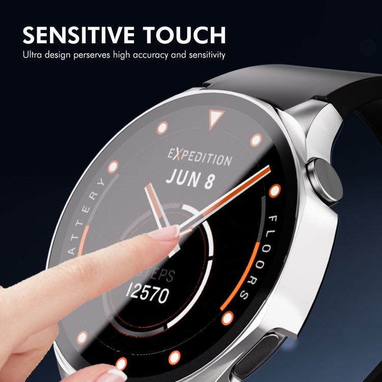 For Huawei Watch GT 5 46mm ENKAY Hat-Prince Tempered Glass Film Integrated PC Watch Case