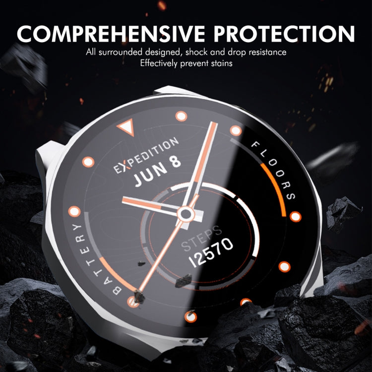 For Huawei Watch GT 5 46mm ENKAY Hat-Prince Tempered Glass Film Integrated PC Watch Case
