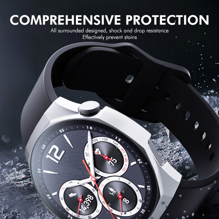 For Huawei Watch GT 5 Pro 42mm ENKAY Hat-Prince Tempered Glass Film Integrated PC Watch Case
