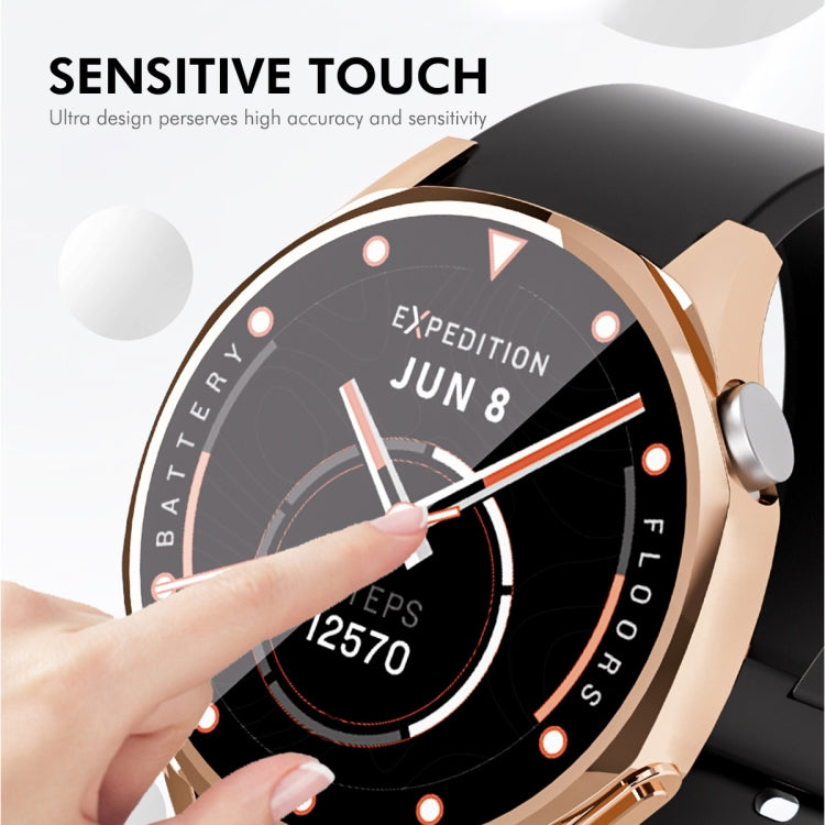 For Huawei Watch GT 5 46mm ENKAY Hat-Prince Electroplated Soft TPU Watch Case with Screen Film