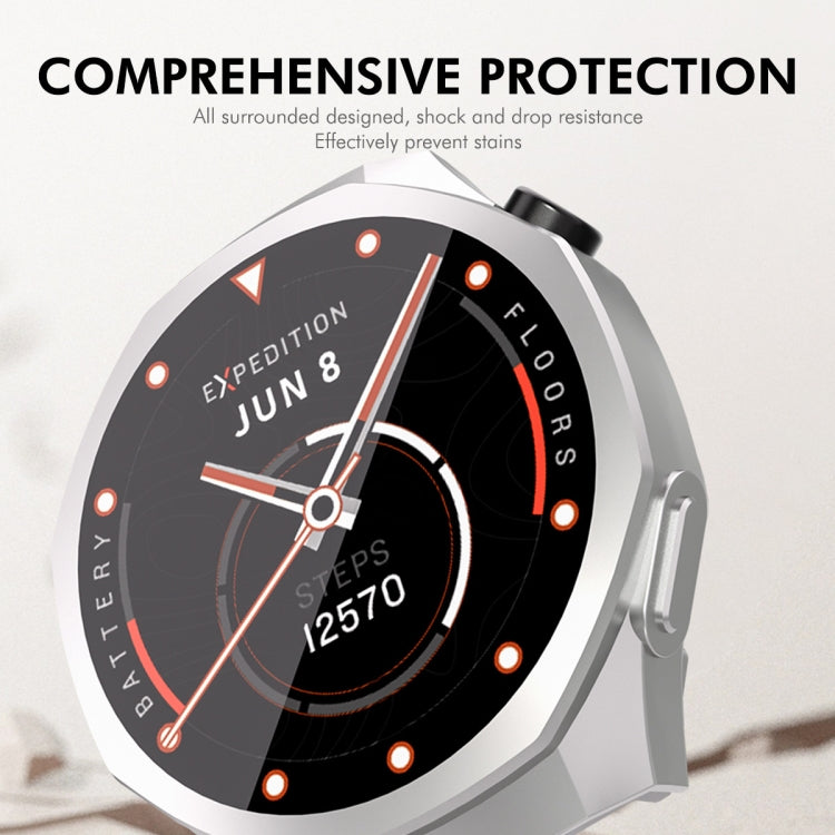 For Huawei Watch GT 5 Pro 42mm ENKAY Hat-Prince Electroplated Soft TPU Watch Case with Screen Film