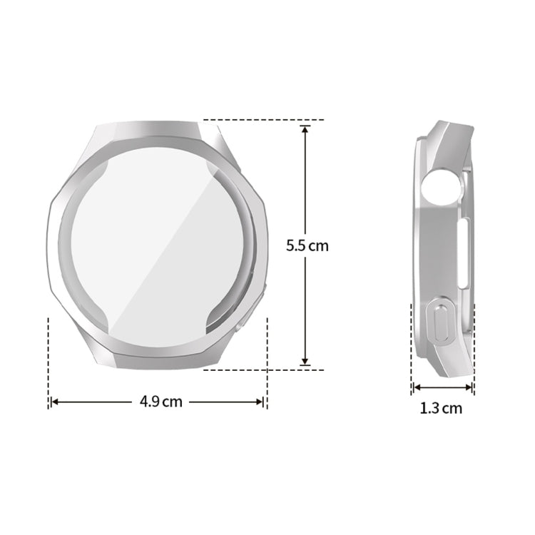 For Huawei Watch GT 5 Pro 46mm ENKAY Hat-Prince Electroplated Soft TPU Watch Case with Screen Film