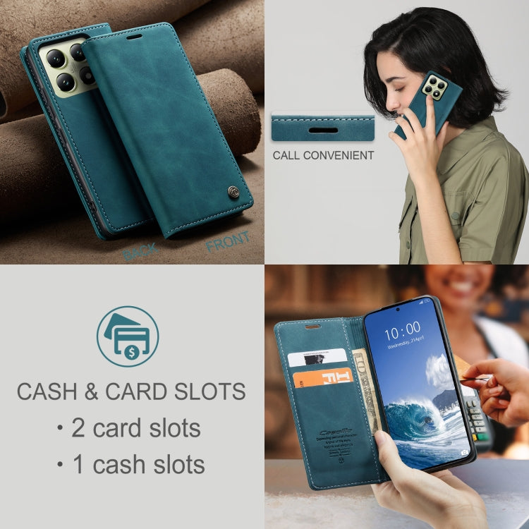 For Xiaomi 14T CaseMe 013 Multifunctional Horizontal Flip Leather Phone Case