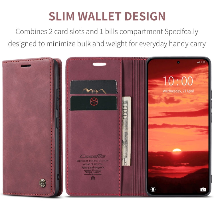 For Xiaomi 14T CaseMe 013 Multifunctional Horizontal Flip Leather Phone Case