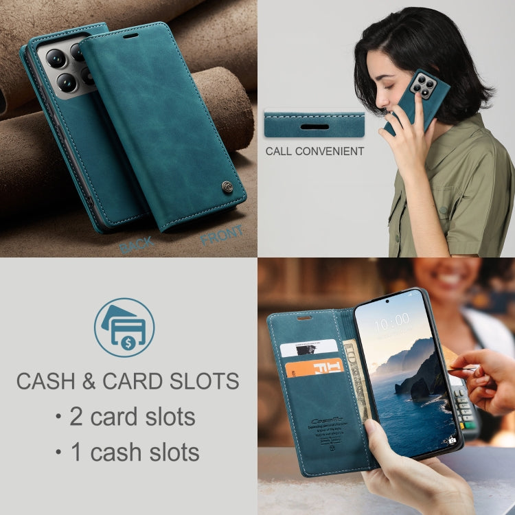 For Xiaomi 14T Pro CaseMe 013 Multifunctional Horizontal Flip Leather Phone Case