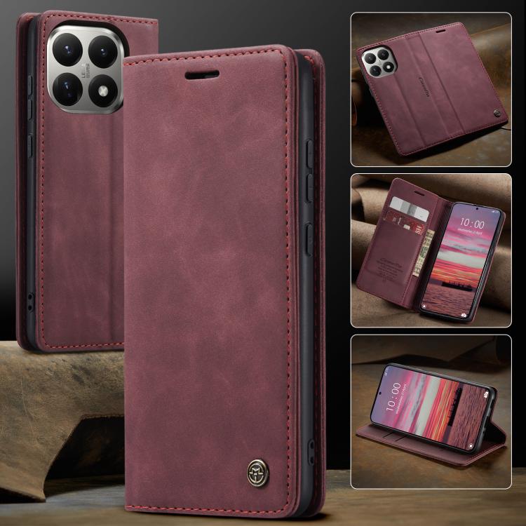 For Xiaomi 15T CaseMe 013 Multifunctional Horizontal Flip Leather Phone Case