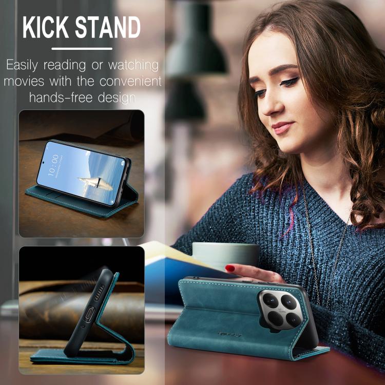 For Xiaomi 15T Pro CaseMe 013 Multifunctional Horizontal Flip Leather Phone Case