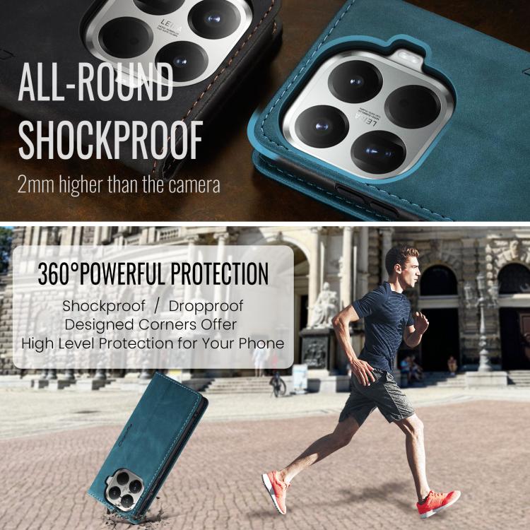 For Xiaomi 15T Pro CaseMe 013 Multifunctional Horizontal Flip Leather Phone Case
