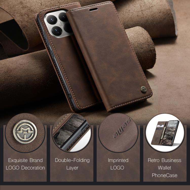 For Xiaomi 15T Pro CaseMe 013 Multifunctional Horizontal Flip Leather Phone Case