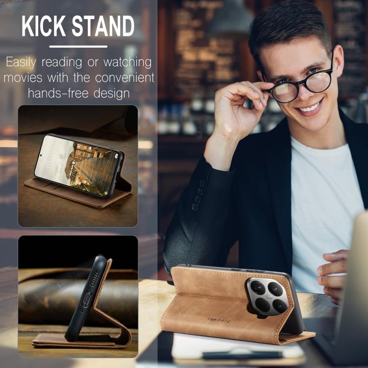 For Xiaomi 15T Pro CaseMe 013 Multifunctional Horizontal Flip Leather Phone Case