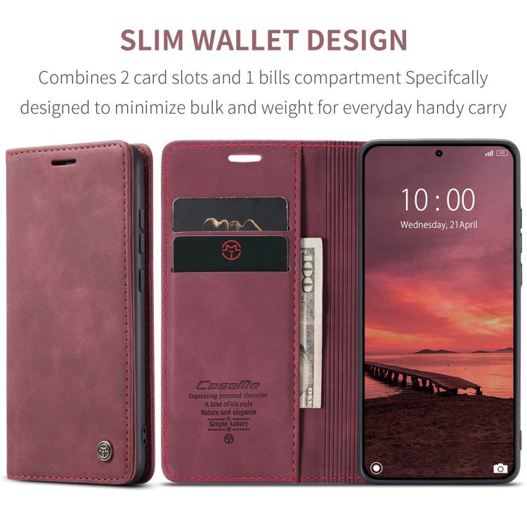 For Xiaomi 15T Pro CaseMe 013 Multifunctional Horizontal Flip Leather Phone Case