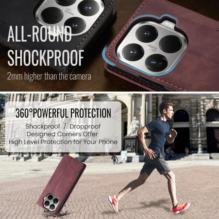 For Xiaomi 15T Pro CaseMe 013 Multifunctional Horizontal Flip Leather Phone Case