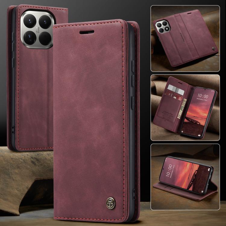 For Xiaomi 15T Pro CaseMe 013 Multifunctional Horizontal Flip Leather Phone Case