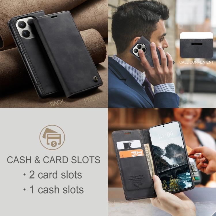 For Xiaomi 15T Pro CaseMe 013 Multifunctional Horizontal Flip Leather Phone Case