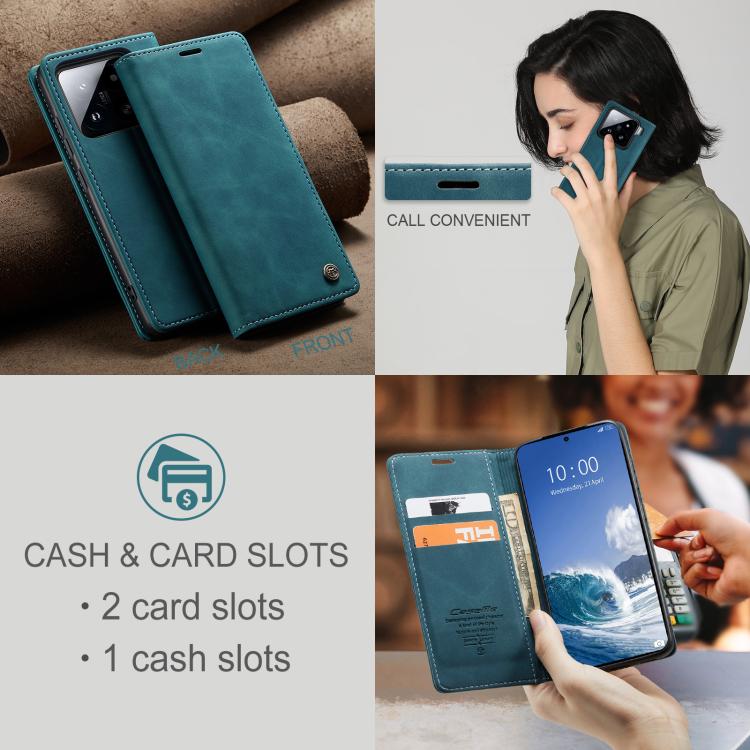 For Xiaomi 15 CaseMe 013 Multifunctional Horizontal Flip Leather Phone Case