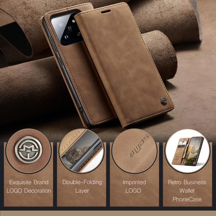 For Xiaomi 15 CaseMe 013 Multifunctional Horizontal Flip Leather Phone Case