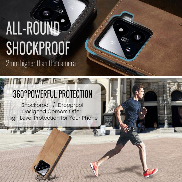 For Xiaomi 15 CaseMe 013 Multifunctional Horizontal Flip Leather Phone Case